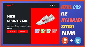 Html Css ile Ayakkabı Sitesi Yapımı - Basit Website Yapımı (2)
