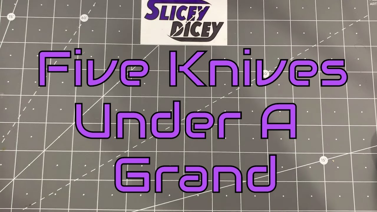 Five Knives for Under A Grand Challenge (Open Tag) Chaves, Spyderco, TRM, Quiet Carry, Victorinox