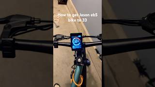 This is how to get Jasion Eb5 and Eb5 plus to max speed and remove limiter #ebike #pleasesubscribe