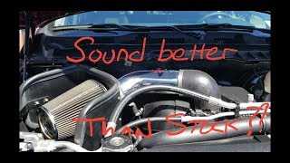 K&N intake 18 Ram Sound better than stock?? Dodge Ram Cold Air Intake