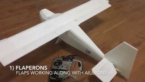 Ailerons, Flaps and Flaperon mixes
