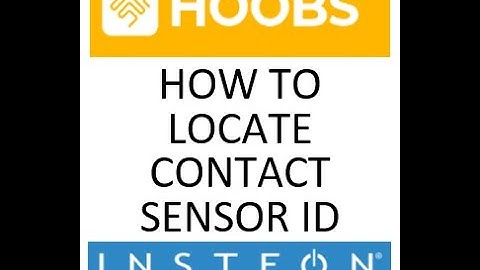 Insteon Device ID Contact Sensor Video