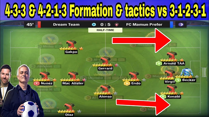 Sơ đồ 4-3-2-1 top eleven năm 2024