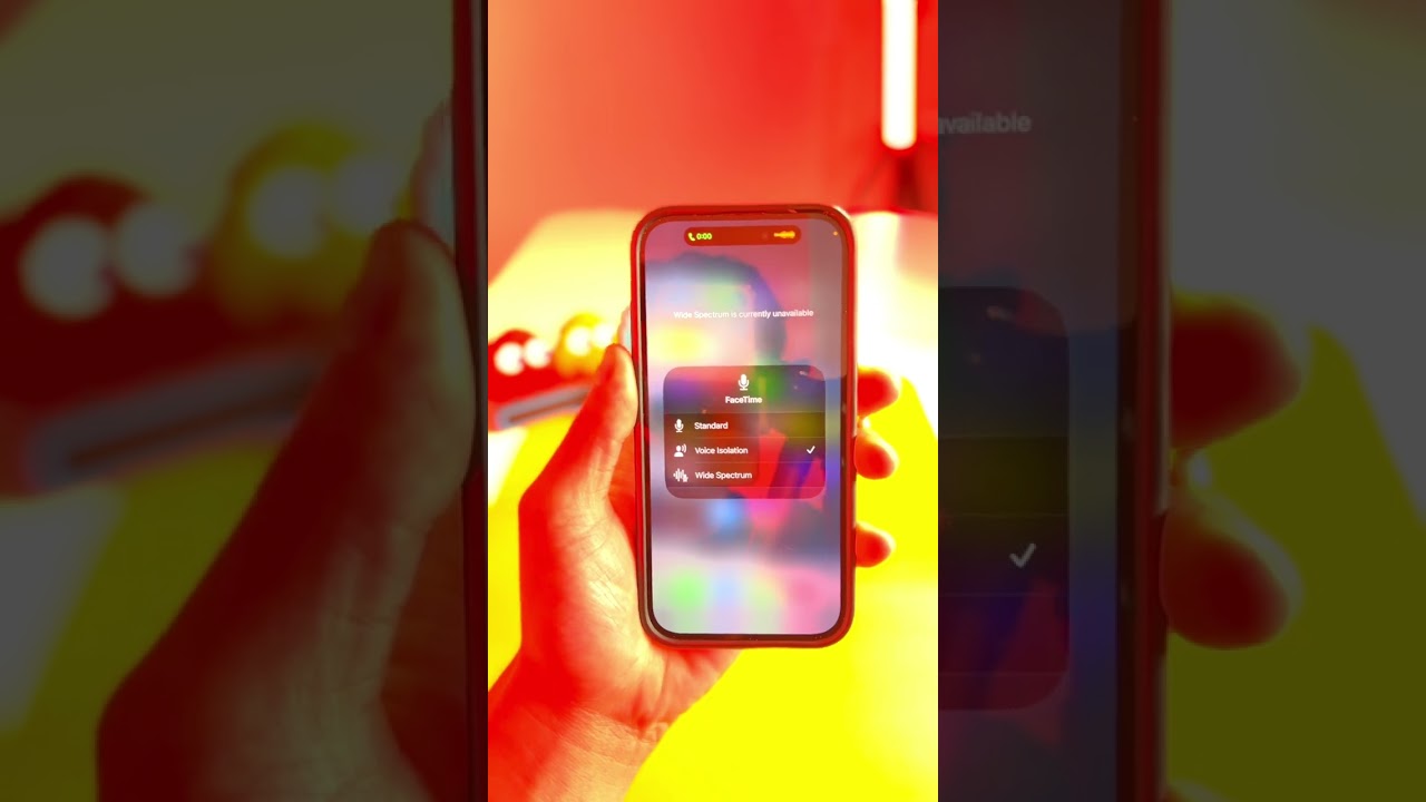 How to activate Voice Isolation 
