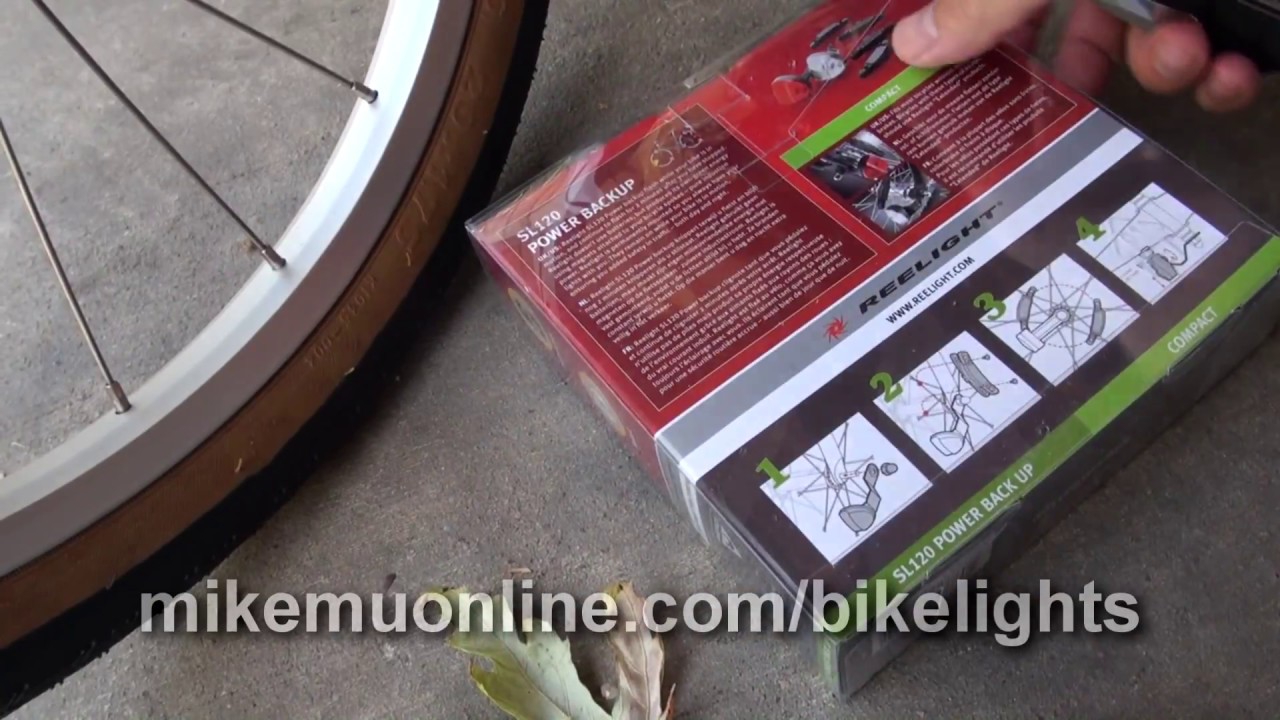 Reelight SL120 Bicycle Lights Review - YouTube
