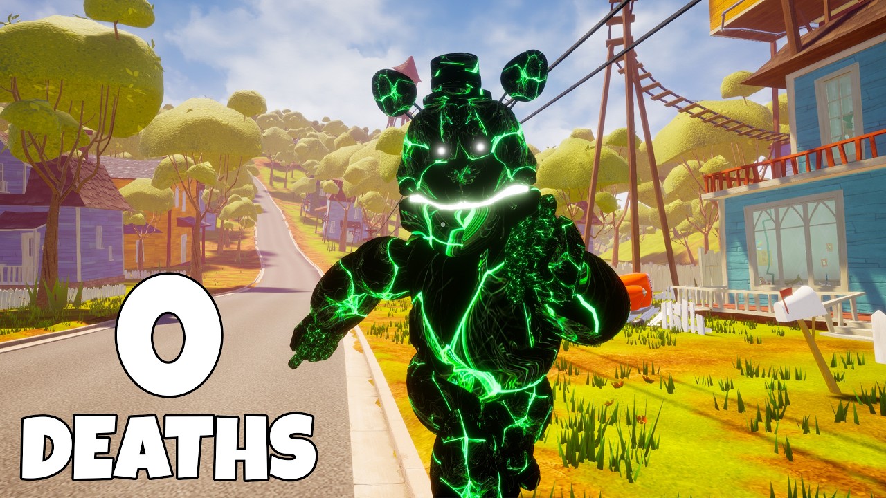 Completing Hello Neighbor with Faster Fredbear without getting Caught