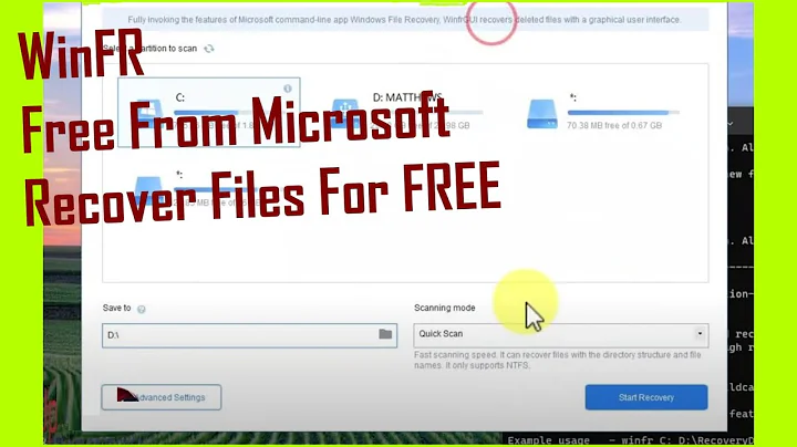 EASY! Windows File Recovery Tutorial: How to Use WINFR for Free