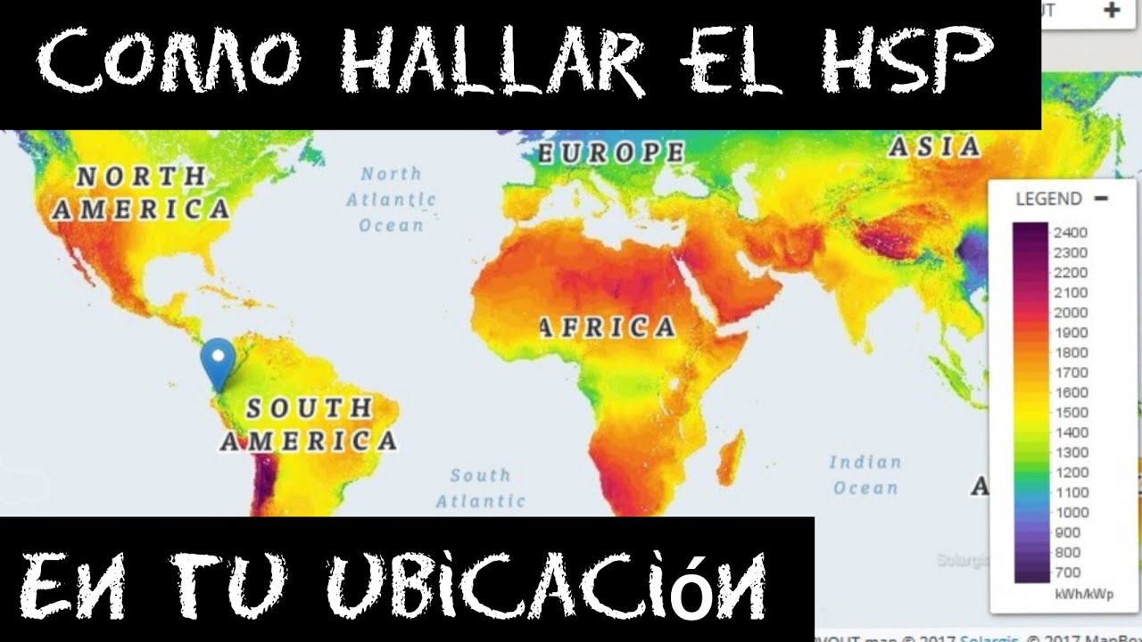 como calcular el HSP en cualquier lugar del mundo