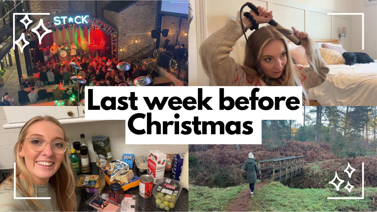 Last Week Before Christmas Vlog🎄 | Making a working week festive!