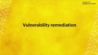 Vulnerability Remediation Vulnerability Management Walkthrough Manageengine Endpoint Central