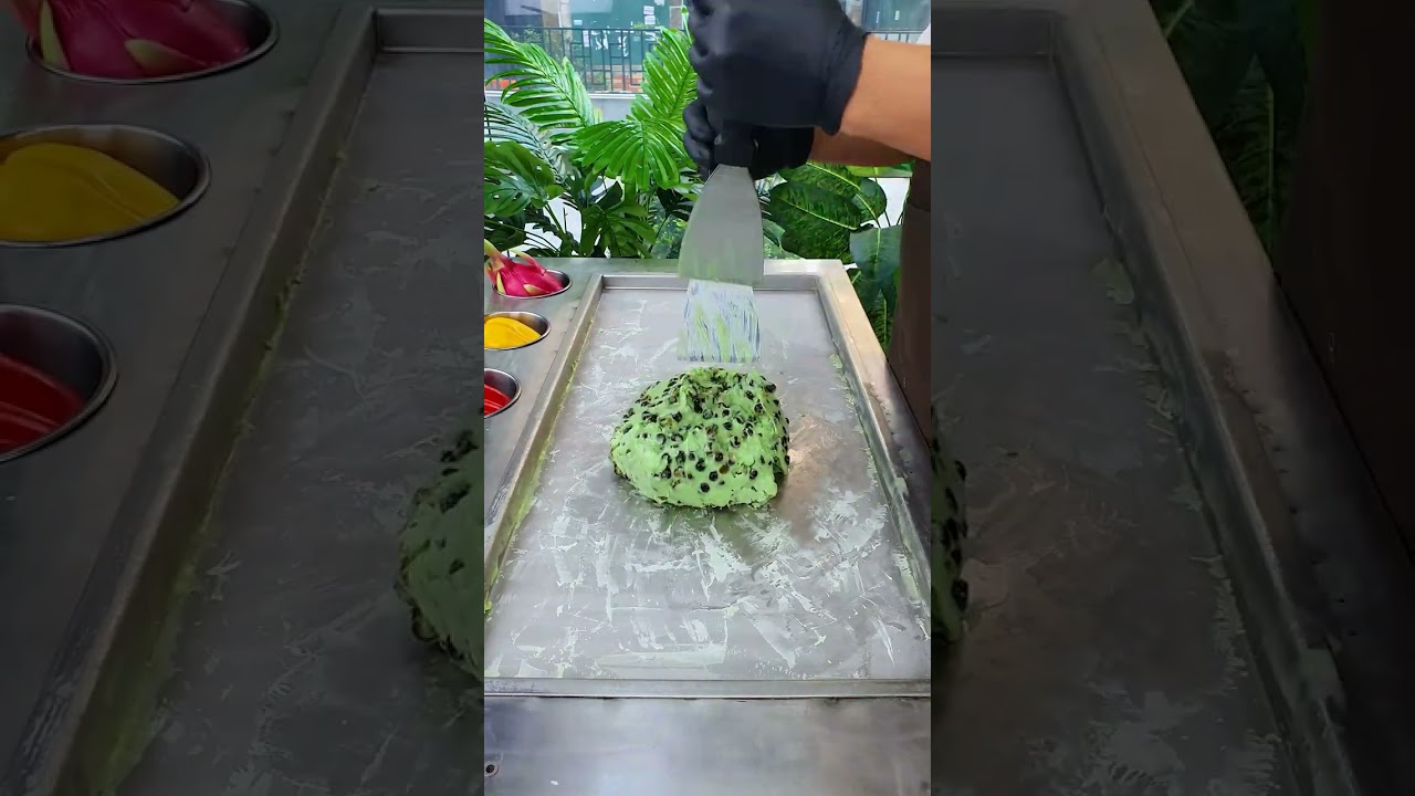 Turning bubble tea into a frozen boba ice cream dream 