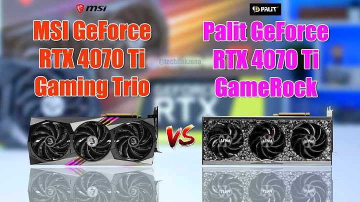 So sánh vga palit vs msi năm 2024