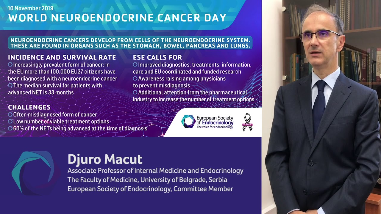 Djuro Macut on World Neuroendocrine Cancer Day YouTube