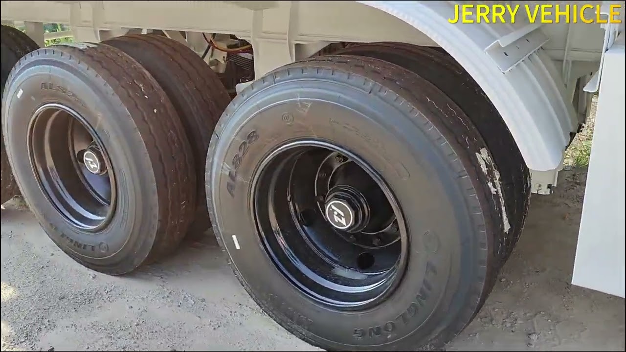 Remorque benne blanche à vendre envoyée en Algérie