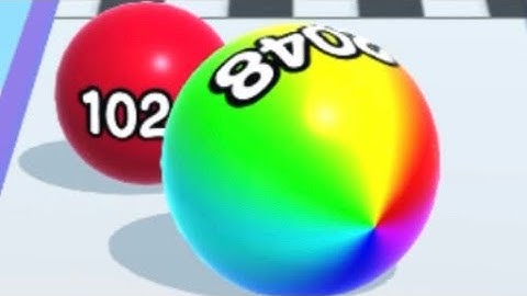 Ball Run 2048  - All  Levels Gameplay IOS  (PART  16) .