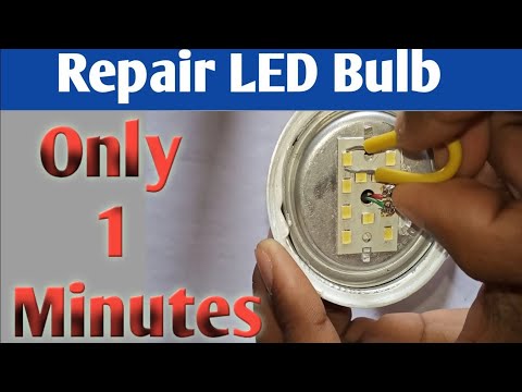 How To Repair LED Bulb At Home || Repair Led Light Easy Way