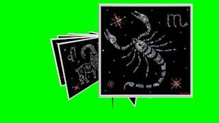 Футажи Бесплатно Знаки Зодиака Хромакей 4К Zodiac Signs 4K  UHD Free Green Screen 3