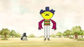 Historias Corrientes - Mordecai, Rigby Y Skips Contra El Destructor De Mundos