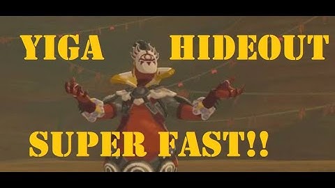 Yiga clan hideout speedrun
