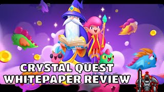 Crystal Quest NFT Game | Whitepaper Game Review | Flame Platform screenshot 3