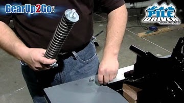 QuadBoss Pile Driver Snow Plow Install from GearUp2Go.com