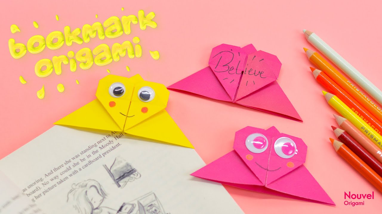 Origami Paper Bookmark DIY Bookmark how to make paper bookmark