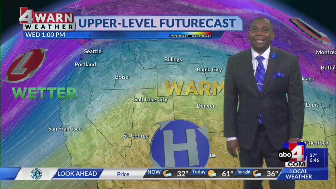 Hazy sunshine with high pressure ahead of wet weather - YouTube