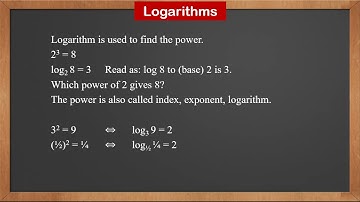 9709 P3 - 5.2 Logarithms