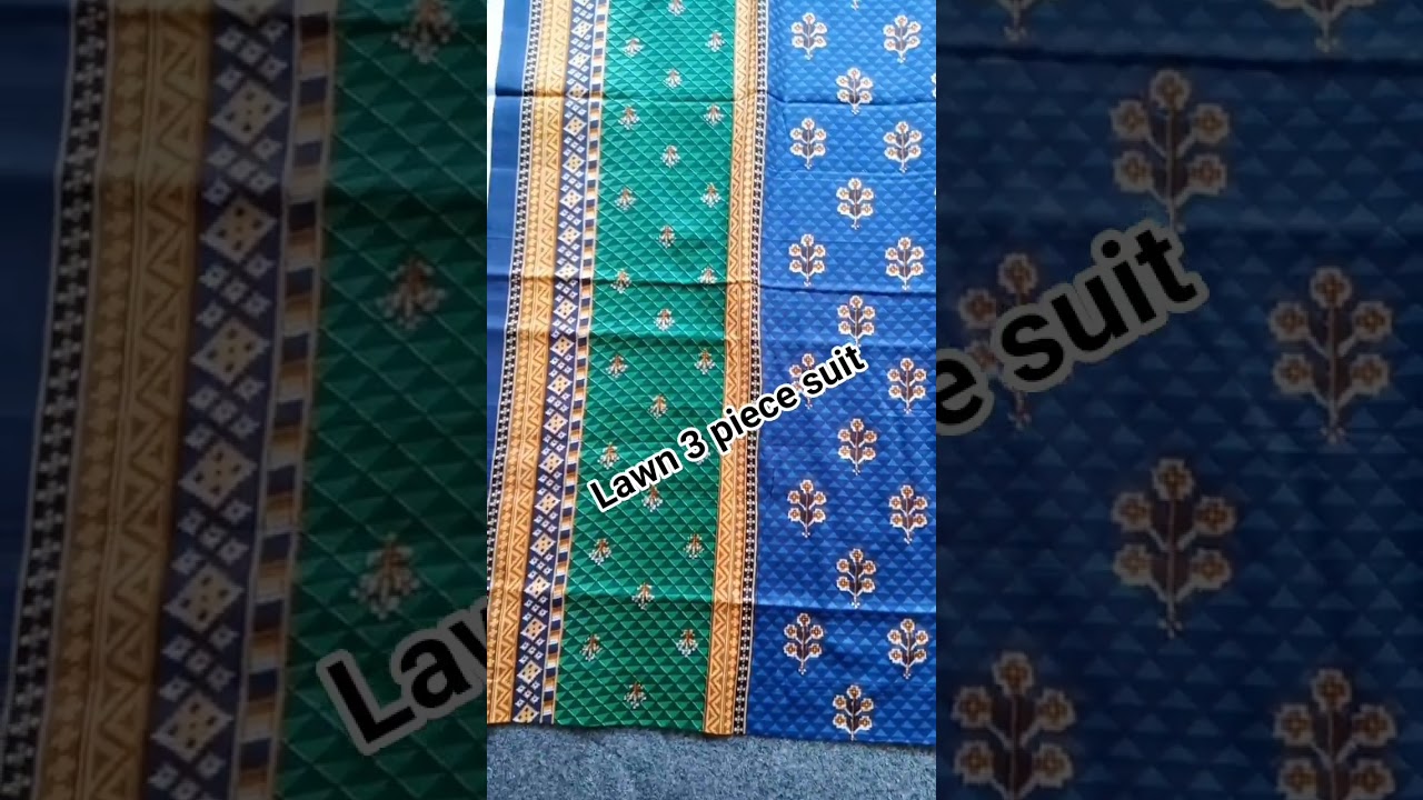 lawn fabric unstitched 3 piece suit Arwa Cloth House