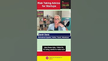 Risk Taking Advice for Startups | Sarah Davis | Speaker and Author