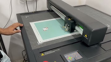 Vulcan FC500VC FC700VC Digital Flatbed cutting machine for greeting card #digitalflatbedcutter