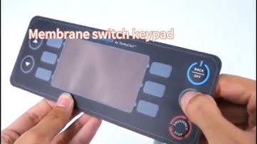 What is a membrane panel switch and where is it used?