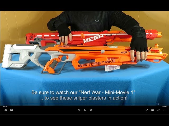 Mega Sniper Machine Gun Nerf Guns, Nerf Mega Sniper Scope