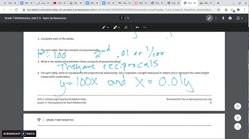 Week 22 6th Xcel 7.2.5 Two Equations for Each Relationship
