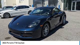 2022 Porsche 718 Cayman B9413A