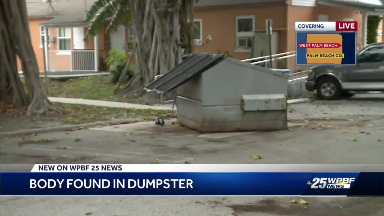 Body found in West Palm Beach dumpster, investigation underway - YouTube