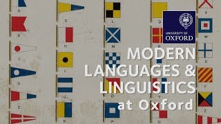 Modern Languages and Linguistics at Oxford University