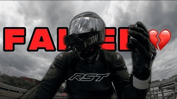 How I Failed my Mod 2 Bike Test in Kettering *4K Moto Vlog*