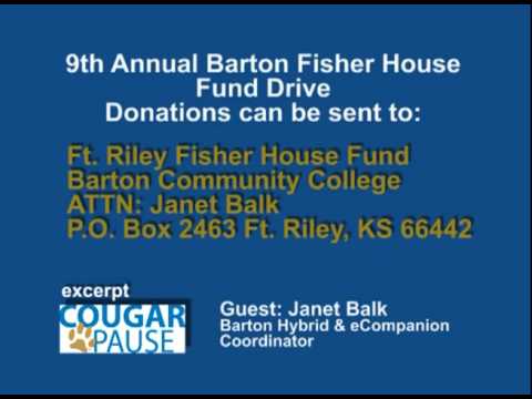 Fisher House Fund Drive Janet Balk guest on Barton...