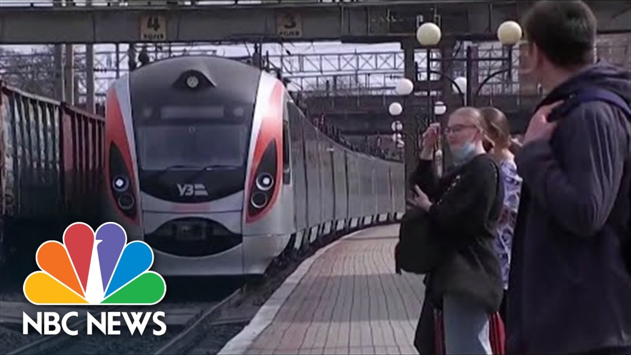 Train Operators Help Evacuate Millions Of Ukrainians To Safety