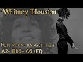 Whitney Houston - Full Vocal Range [A1]A2-Bb5-A6[F7]