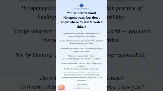 #mindfulwithsonashri #healingthroughlove #affirmations #hooponopono #emotionalhealing #selfhealing