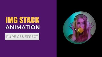 How to Create Image stack animation using HTML CSS | CSS Animation Examples