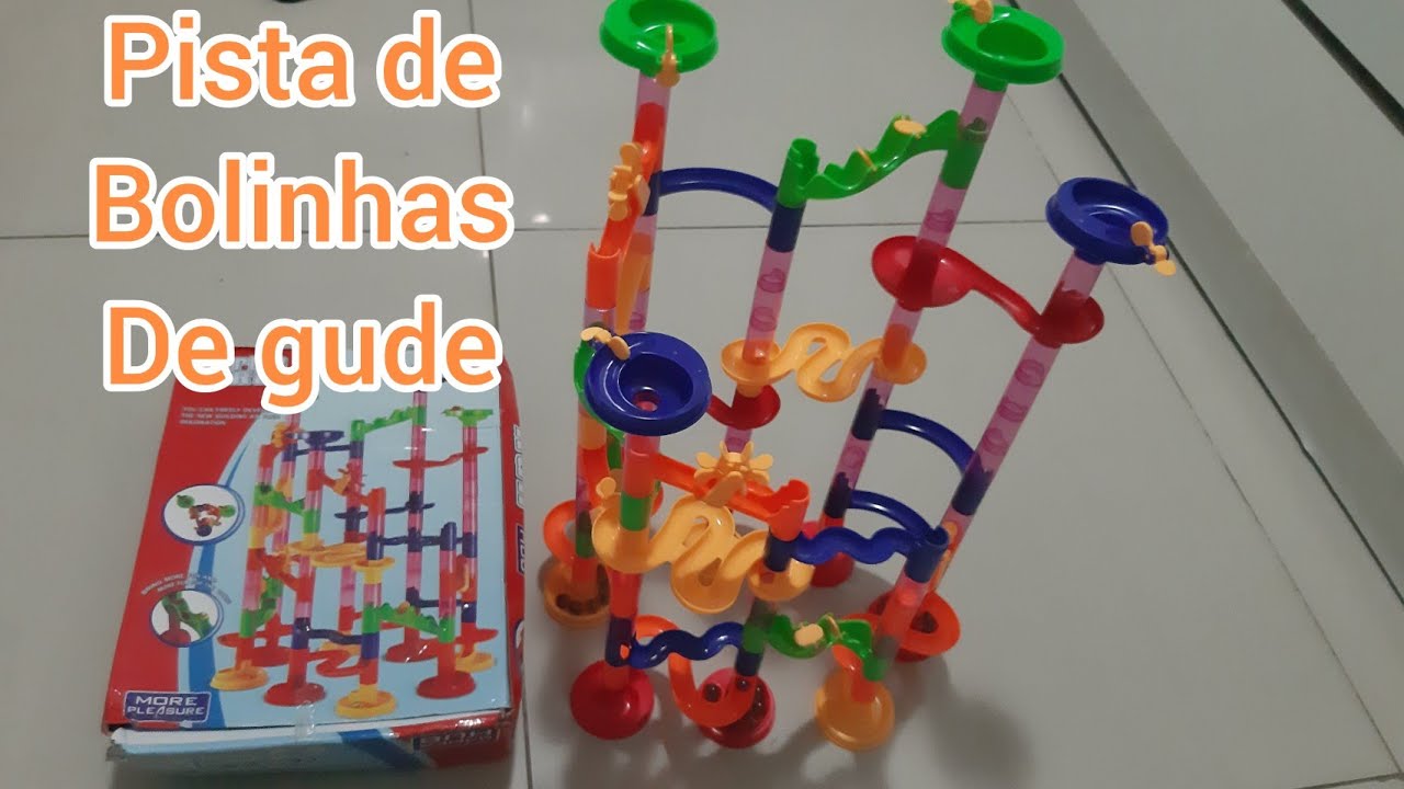 CHEGOU! NOSSA PISTA DE BOLINHAS DE GUDE! - DIÁRIO DA FAMÍLIA - YouTube