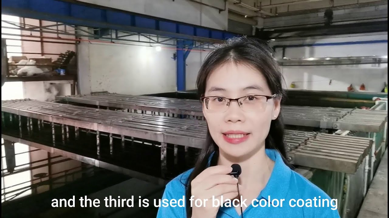 Electroplating black stainless steel sheet production YouTube