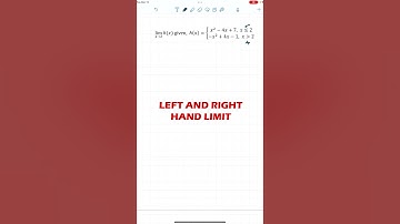 Evaluate the general limit of a piecewise function with quadratics FR v1