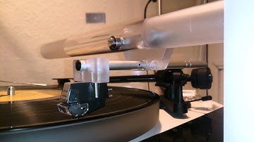 DIY Cantus typ linear tracking tonearm test.