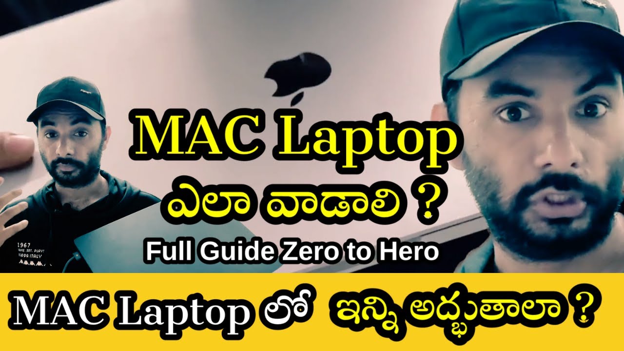 Mac Laptop Complete Guide For Beginners in Telugu || Mac Laptop లో ...