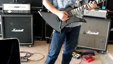 Jackson Kelly Pro Neck thru with Floyd Rose