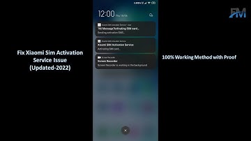 Fix Xiaomi Sim Activation Service and Find Device Activating Sim Card Issue